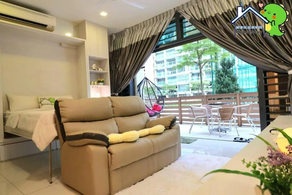 Apartment Palazio Comfy Studio Pool Access From Patio By Gdragon Homestay Johor Bahru