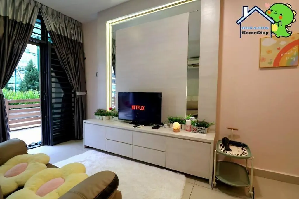 Palazio Comfy Studio Pool Access From Patio By Gdragon Homestay Johor Bahru