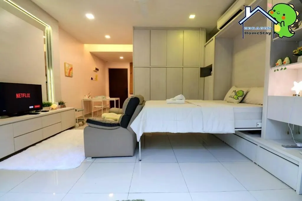 Apartment Palazio Comfy Studio Pool Access From Patio By Gdragon Homestay Johor Bahru Malaysia
