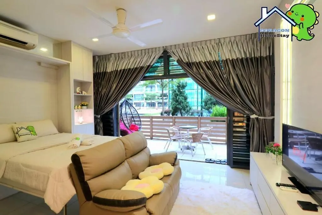 Palazio Comfy Studio Pool Access From Patio By Gdragon Homestay Johor Bahru