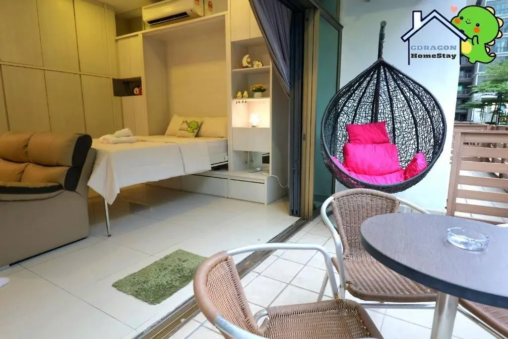 Palazio Comfy Studio Pool Access From Patio By Gdragon Homestay Johor Bahru 0*,
