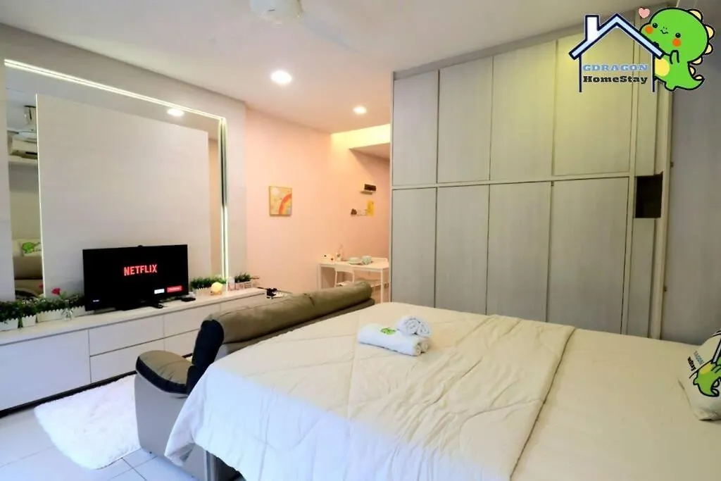 Apartment Palazio Comfy Studio Pool Access From Patio By Gdragon Homestay Johor Bahru Malaysia