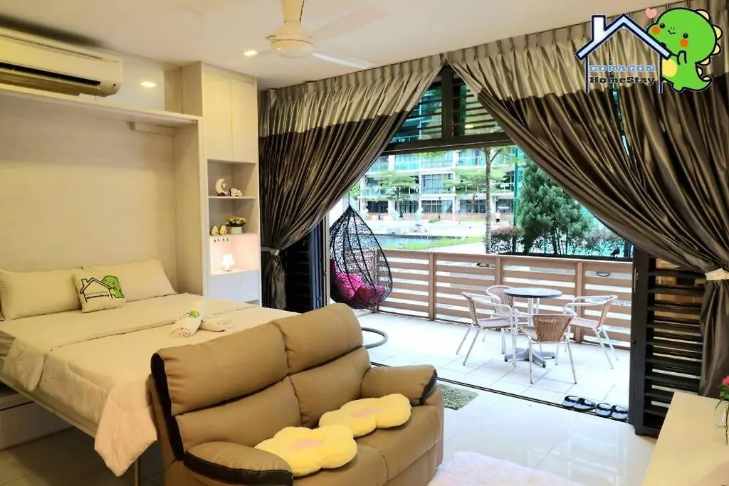 Palazio Comfy Studio Pool Access From Patio By Gdragon Homestay Johor Bahru